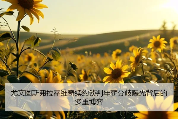 尤文图斯弗拉霍维奇续约谈判年薪分歧曝光背后的多重博弈